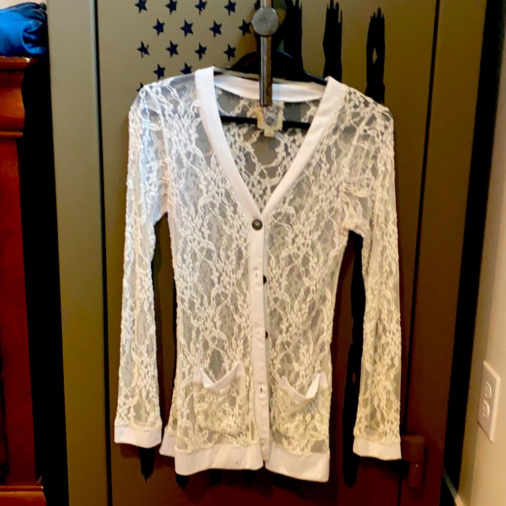 Lace cardigan